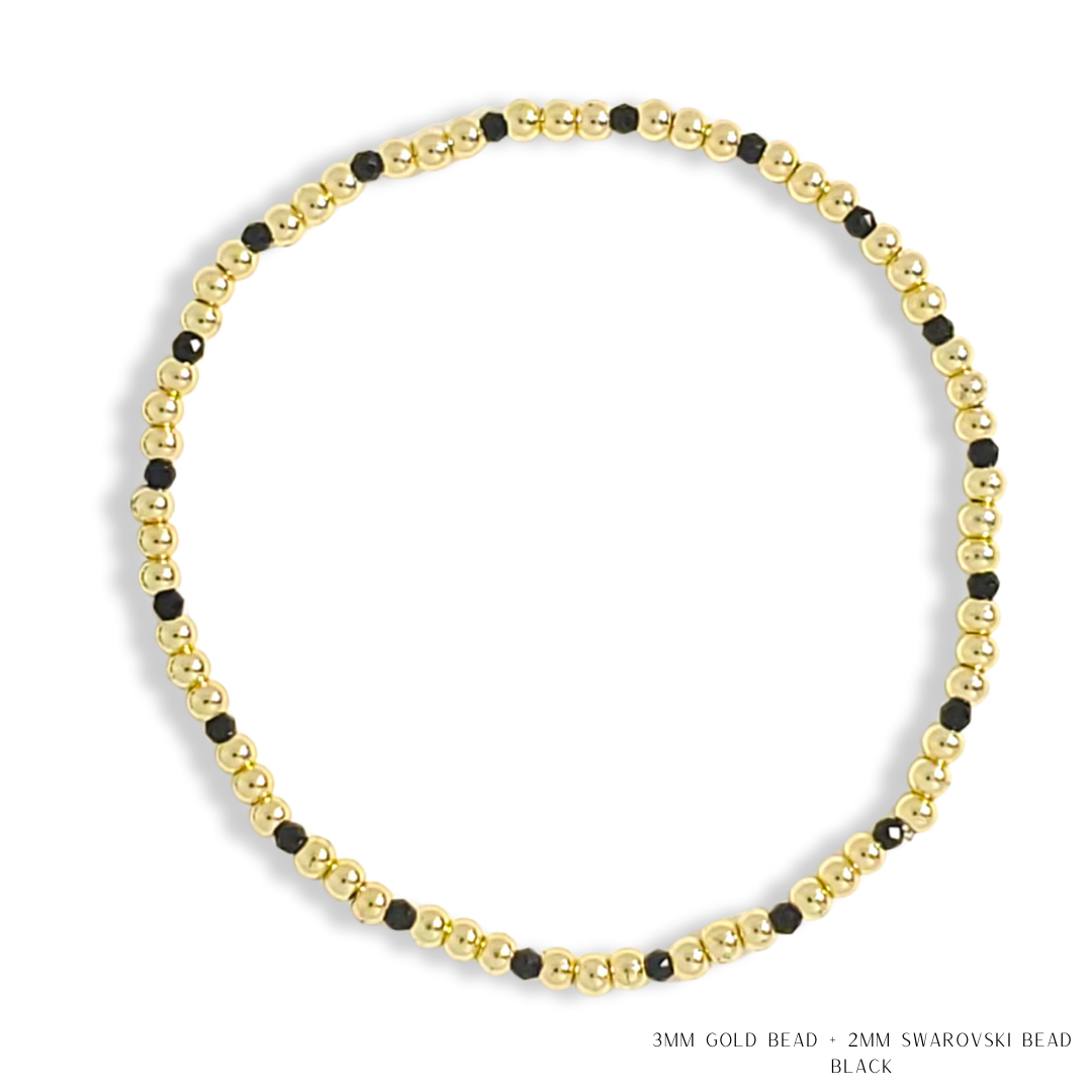 Savvy Bling - Vendita all'ingrosso Bracciale con perline - Bracciale con Perline in Oro e Cristalli Swarovski - Più Colori39