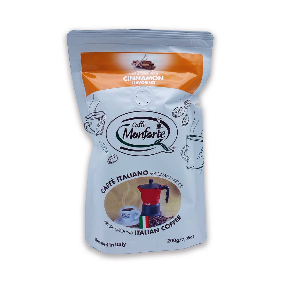 Caffè Monforte – wholesale Ground coffee – Caffe Monforte ground coffee powder Cinnamon flavoured