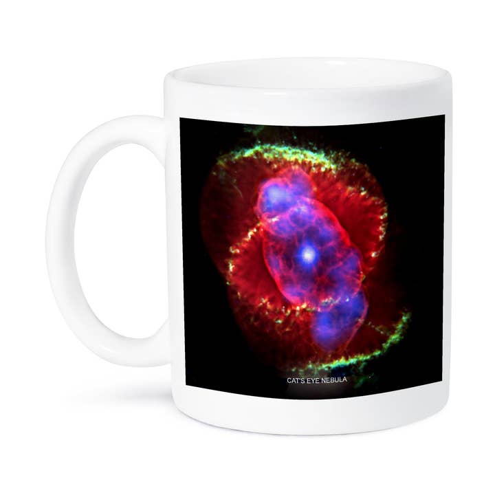 3dRose - Venta al por mayor Taza - 3dRose, Galaxia y Nebulosa - Nebulosa del Ojo de Gato (Gases Rojos), Taza8