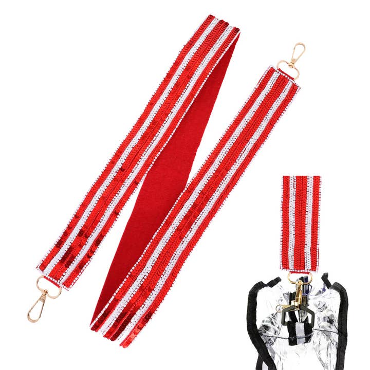 SP Sophia Collection - Wholesale Bag Strap - Women's - Game Day Sequin Shoulder Bag Strap2