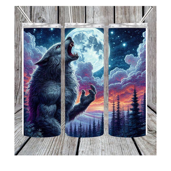 Eclectic Wallflower Boutique - Wholesale Insulated Mug/Tumbler - Werewolf tumbler
