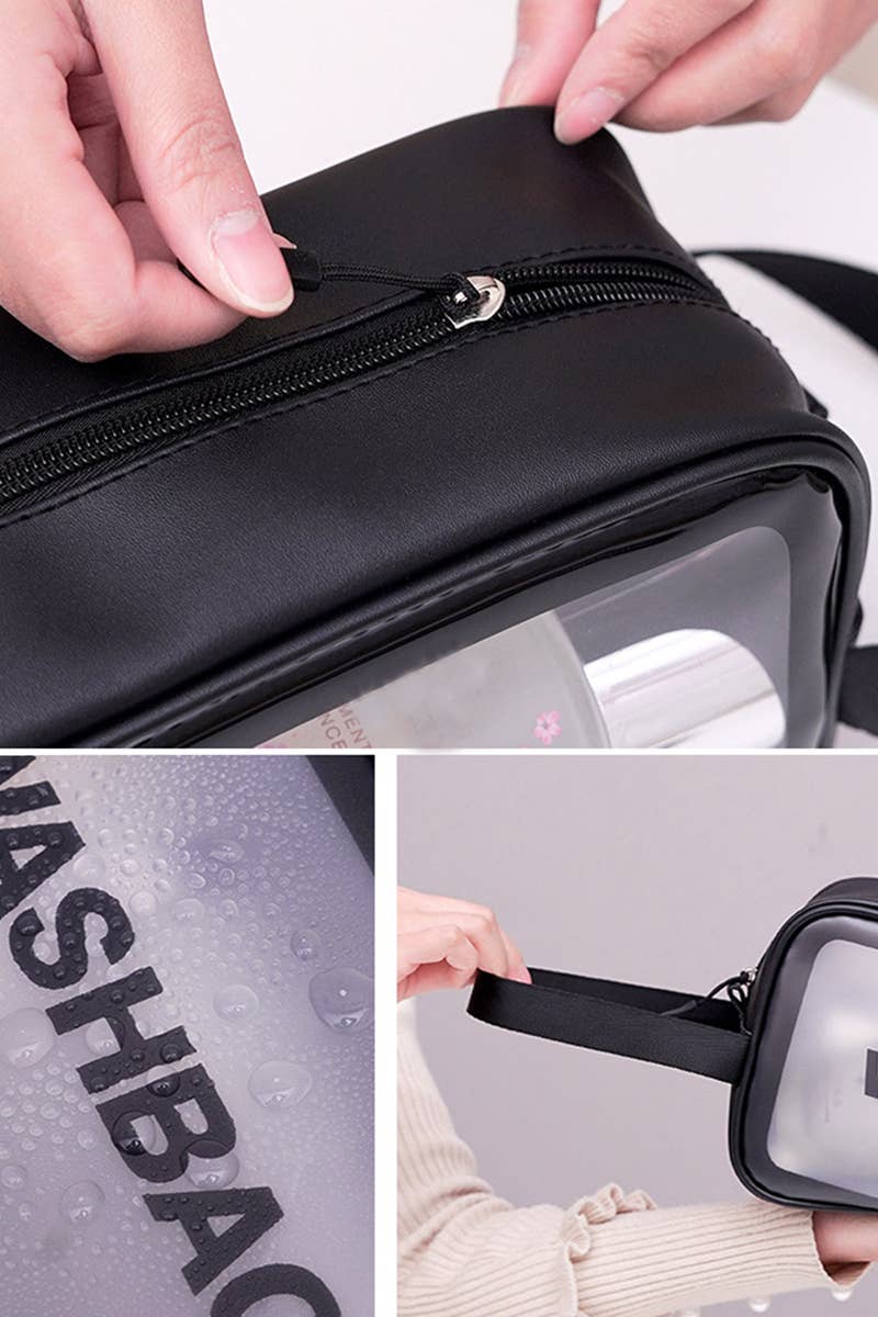 ACCITY - Wholesale Makeup/Cosmetic Bag - 3SET TRAVEL PORTABLE MAKEUP WASH BAG_CWAB05446