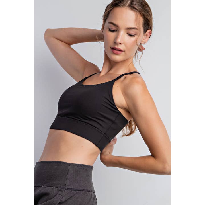 Rae Mode - Wholesale Sports Bra - Women's - BUTTER SPORTS BRA WITH ADJUSTABLE STRAP