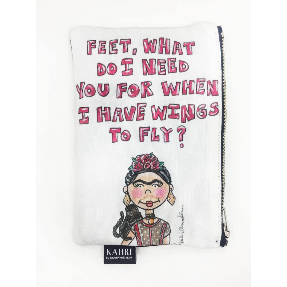 Frida Quote Coin Purse for wholesale by KAHRI