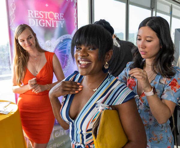 Kamaria Jewelry - Wholesale Pendant/Charm Necklace - Opal Butterfly Necklace With Crystals2