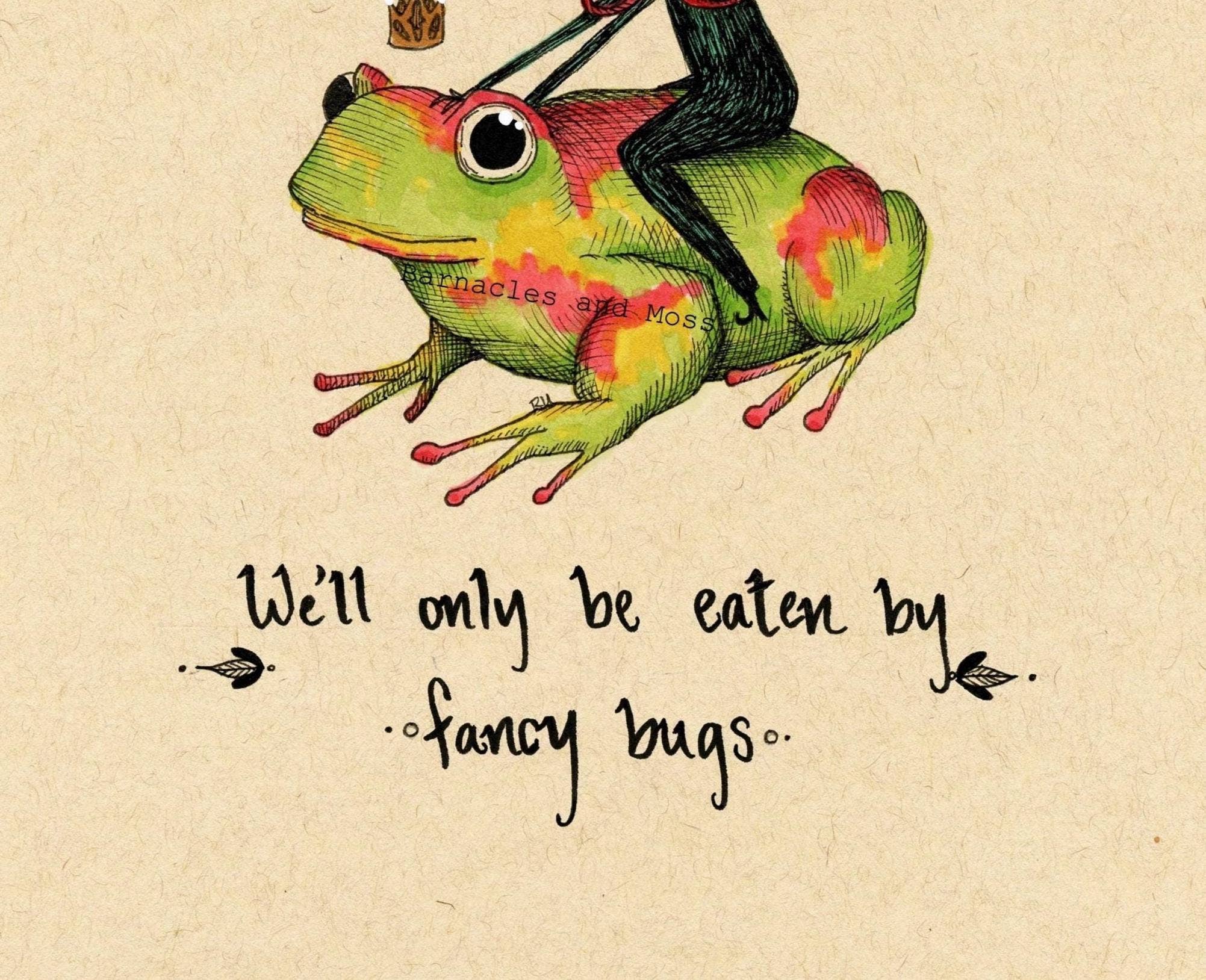 Barnacles and Moss – wholesale Art print – Fancy Bugs Fine Art Print2