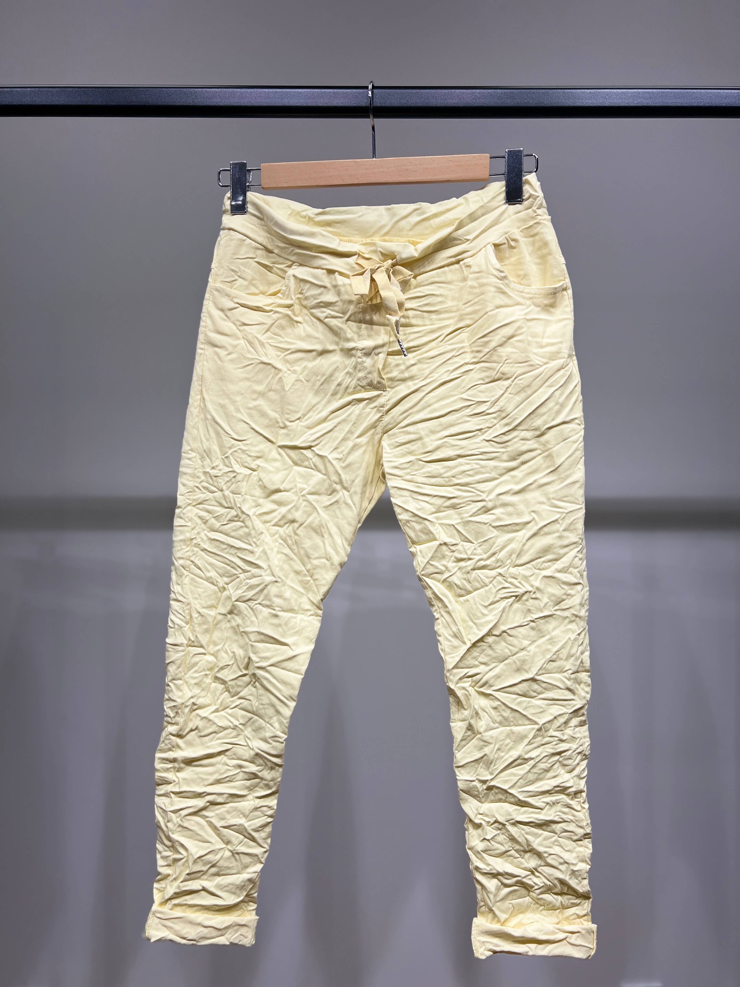 L'Emotion – wholesale Pants – Women's – Stretch Viscose Drawstring Jegging Pants1