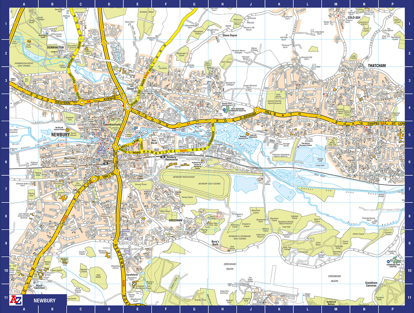All Jigsaw Puzzles – wholesale Puzzle – Adult – A to Z Map of Newbury 1000 Piece Jigsaw0