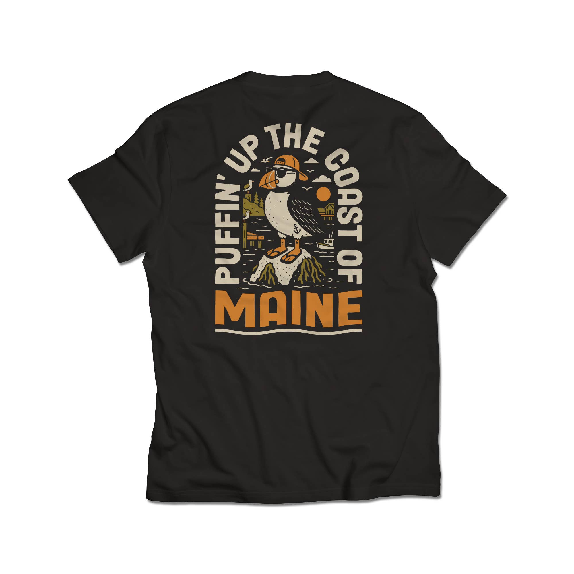 Symmetree - Wholesale T-Shirt (Graphic) - Unisex - Maine Puffin T-Shirt2