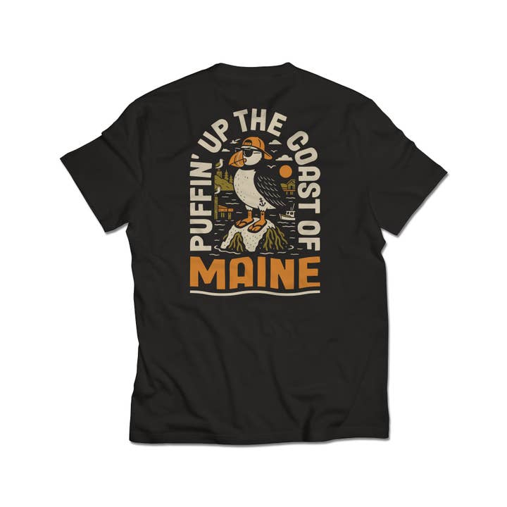Symmetree - Wholesale T-Shirt (Graphic) - Unisex - Maine Puffin T-Shirt2