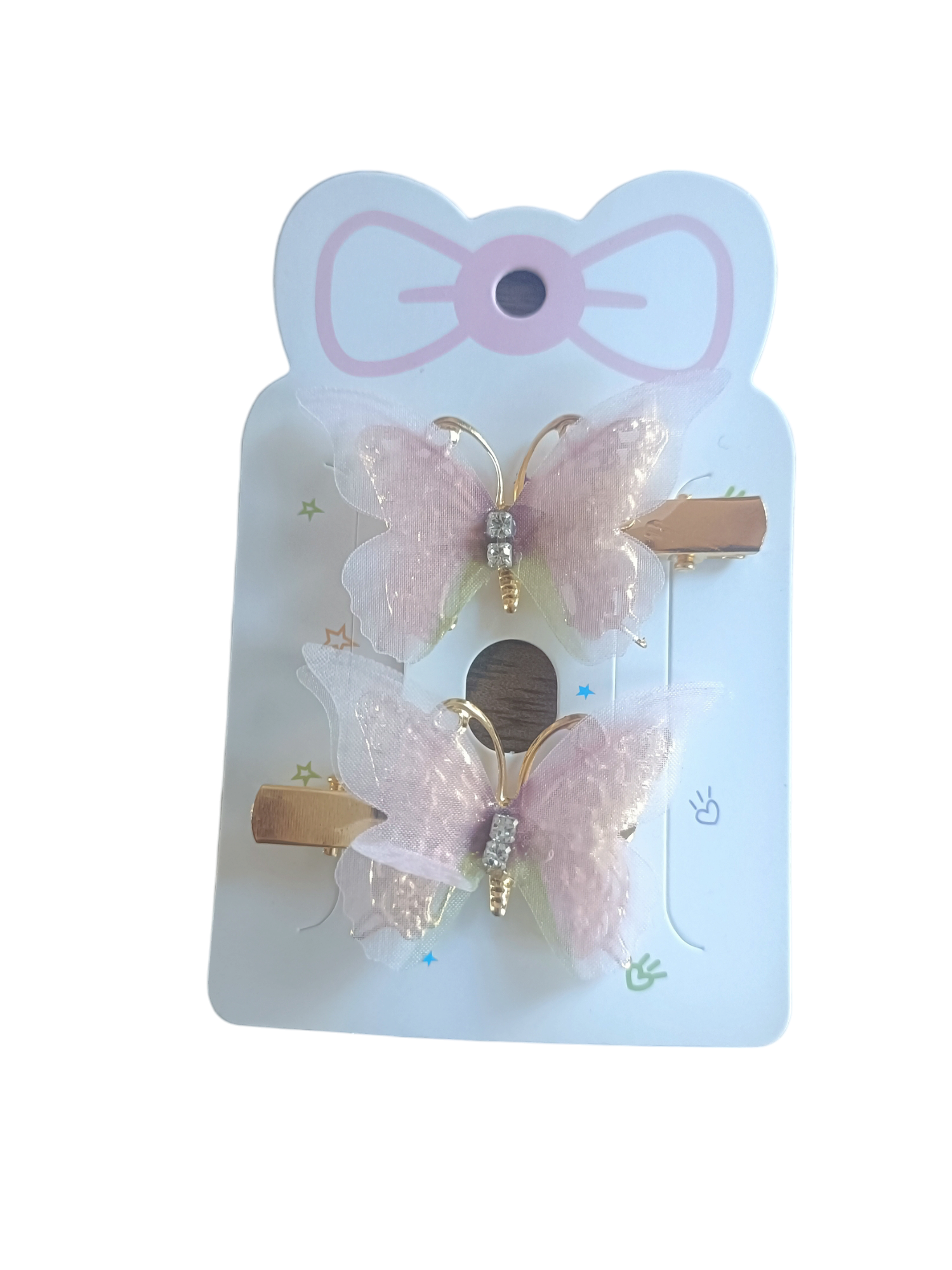 Kids4trendy – wholesale Hårklämma - Barn – Set med fjärilsglitter hårspännen7