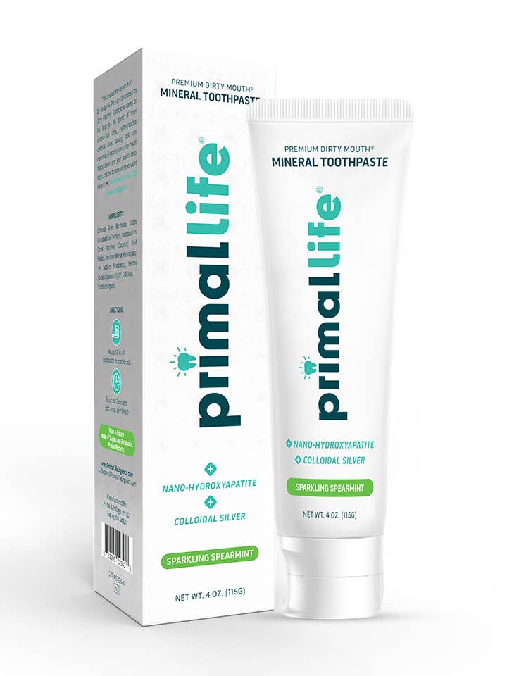 Premium Dirty Mouth Mineral Toothpaste for wholesale by Primal Life Organics