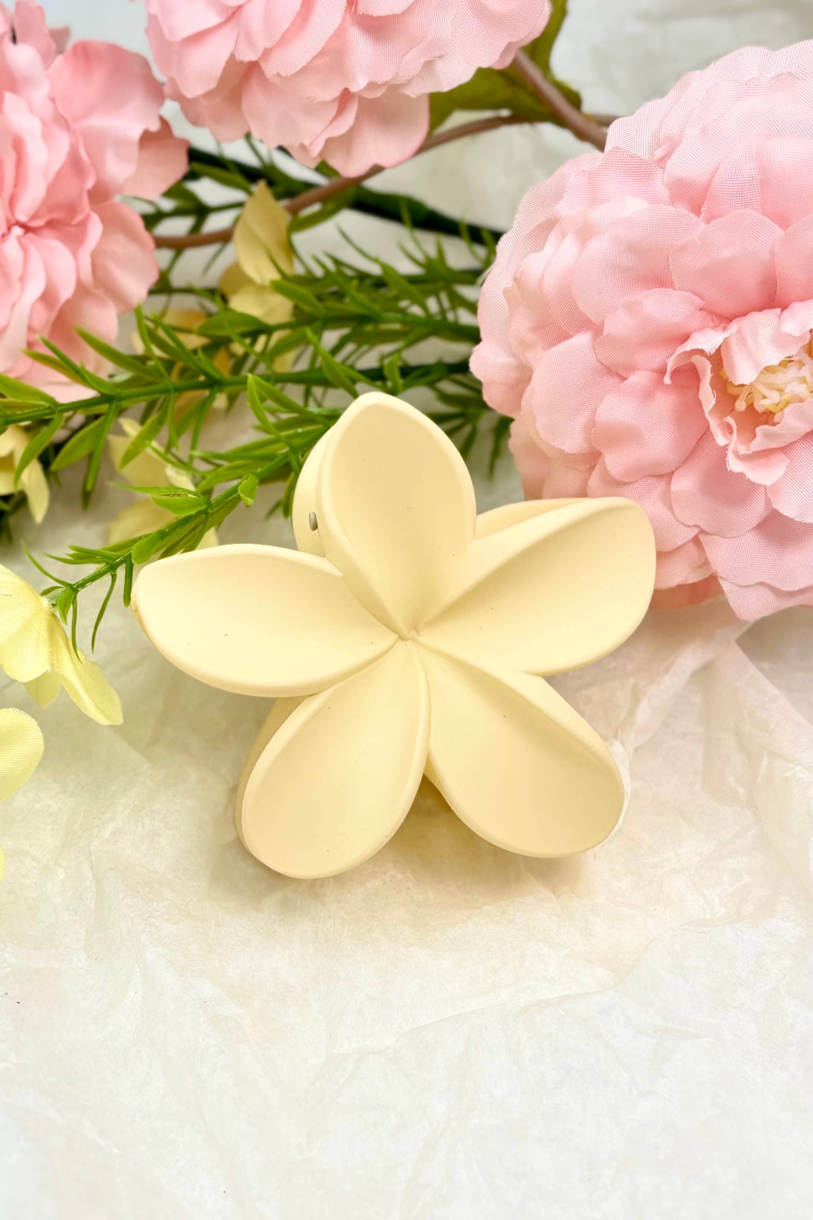 BYREN | ÉLINE L'ATELIER - Wholesale Hair Accessories Set - Women's - Matte flower hair clip YH520