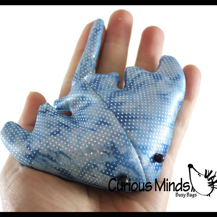 Curious Minds Toys - Wholesale Stuffed/plush toy – Kids & baby - Stingray Sand Filled Animal Toy - Heavy Weighted Sandbag Ani5