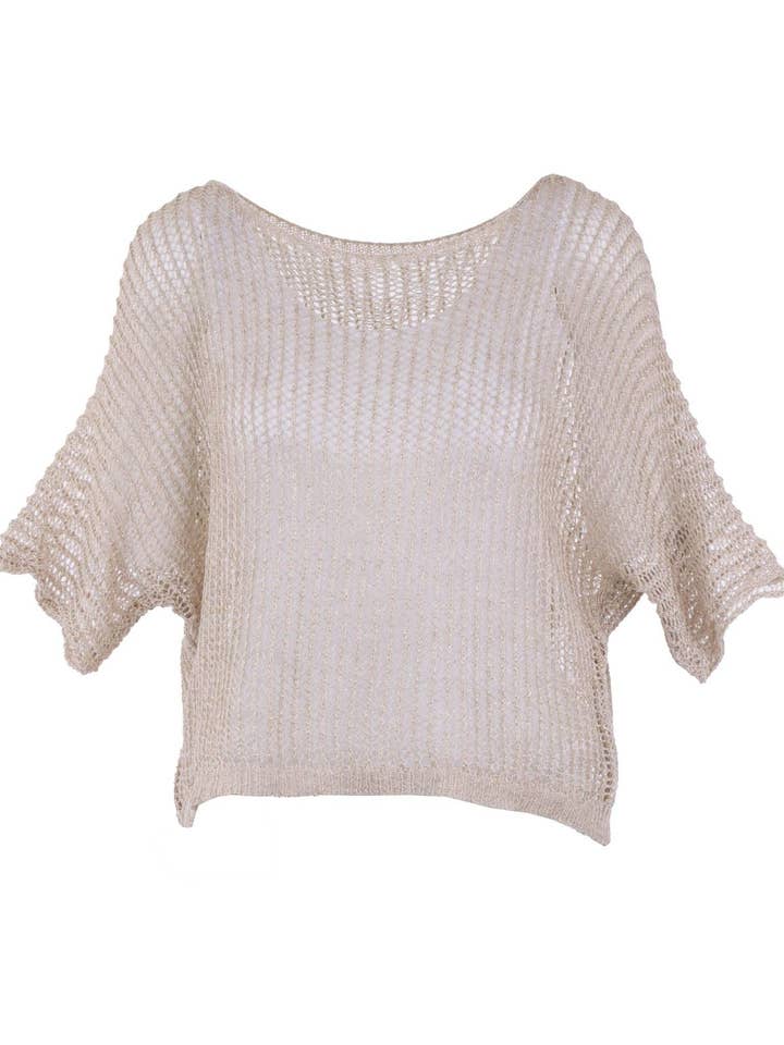 Cadenza Italy Ltd - Wholesale Tunic - Women's - Cotton Blend Loose Knit Tunic