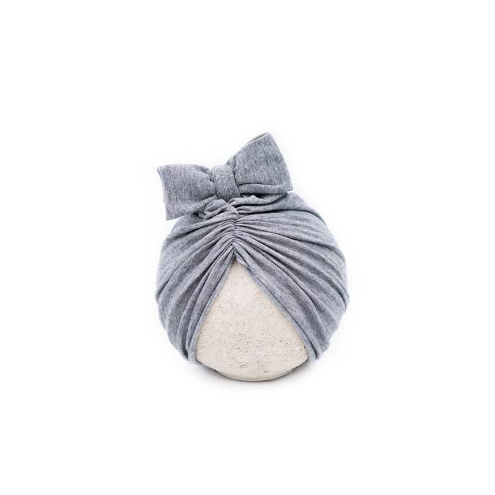 Classic Head Wrap Hat - Heather Gray for wholesale by BluTaylor®