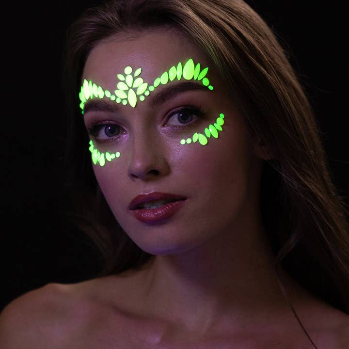 Moon Makeup - Wholesale Body Glitter/Shimmer - Neon UV Glow Blacklight Adhesive Gems, Jewels & Rhinestones13