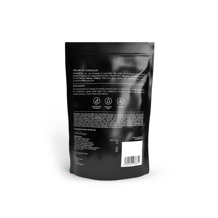 COCO Chocolatier - Wholesale Gummy - Tangy Fizzy Cherries 100G (Pack of 12)3