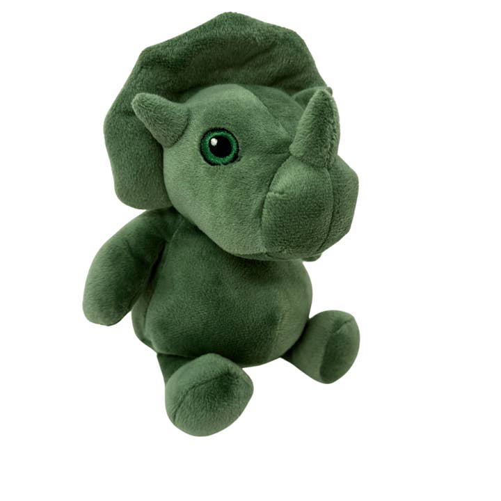 Soft Stuff Creations, Inc. - Wholesale Stuffed/plush toy – Kids & baby - ECO 6" Tracey Triceratops Dinosaur - Mini Me Collection2