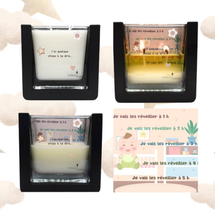 Vela sorpresa decorativa - Nacimiento - 🧸 Pti' Baby para venta al por mayor de Candlearth