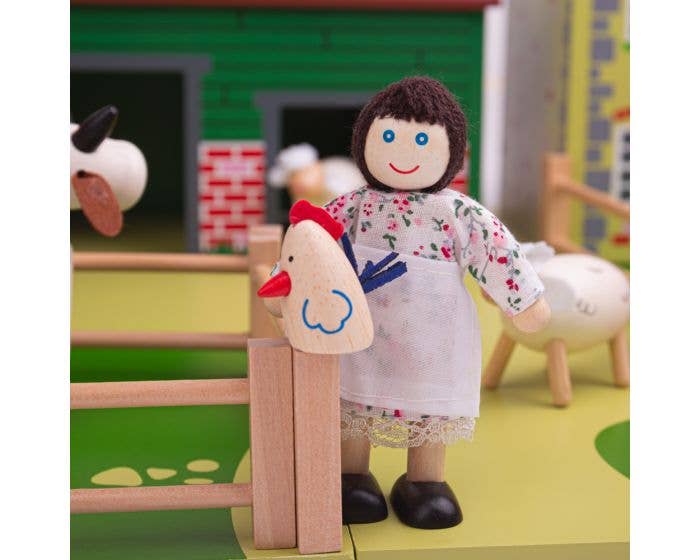 Bigjigs Toys - Vente Jouet en bois – enfant - Animaux de la ferme3