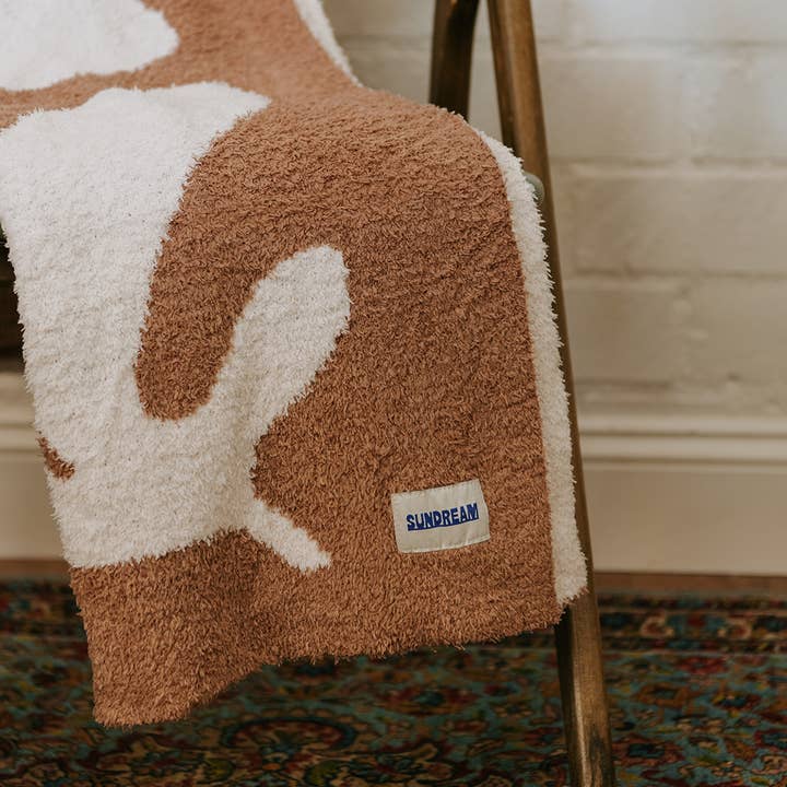 Sundream – Großhandel Überwurfdecke – Paradise Plüschdecke, Raw Umbra4