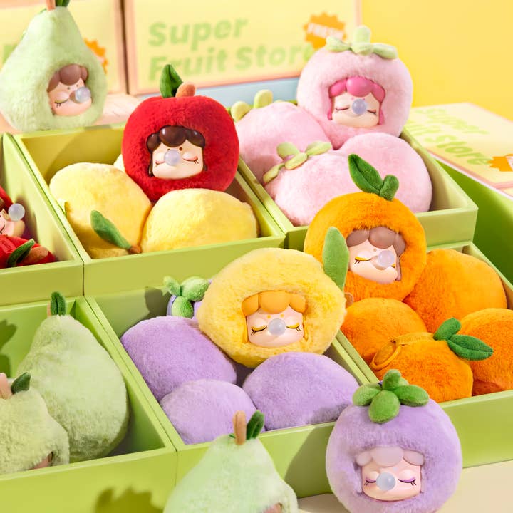 MNCXX Rolife Nanci's Fruit Mood Surprise Plush Pendant for wholesale by Robotime