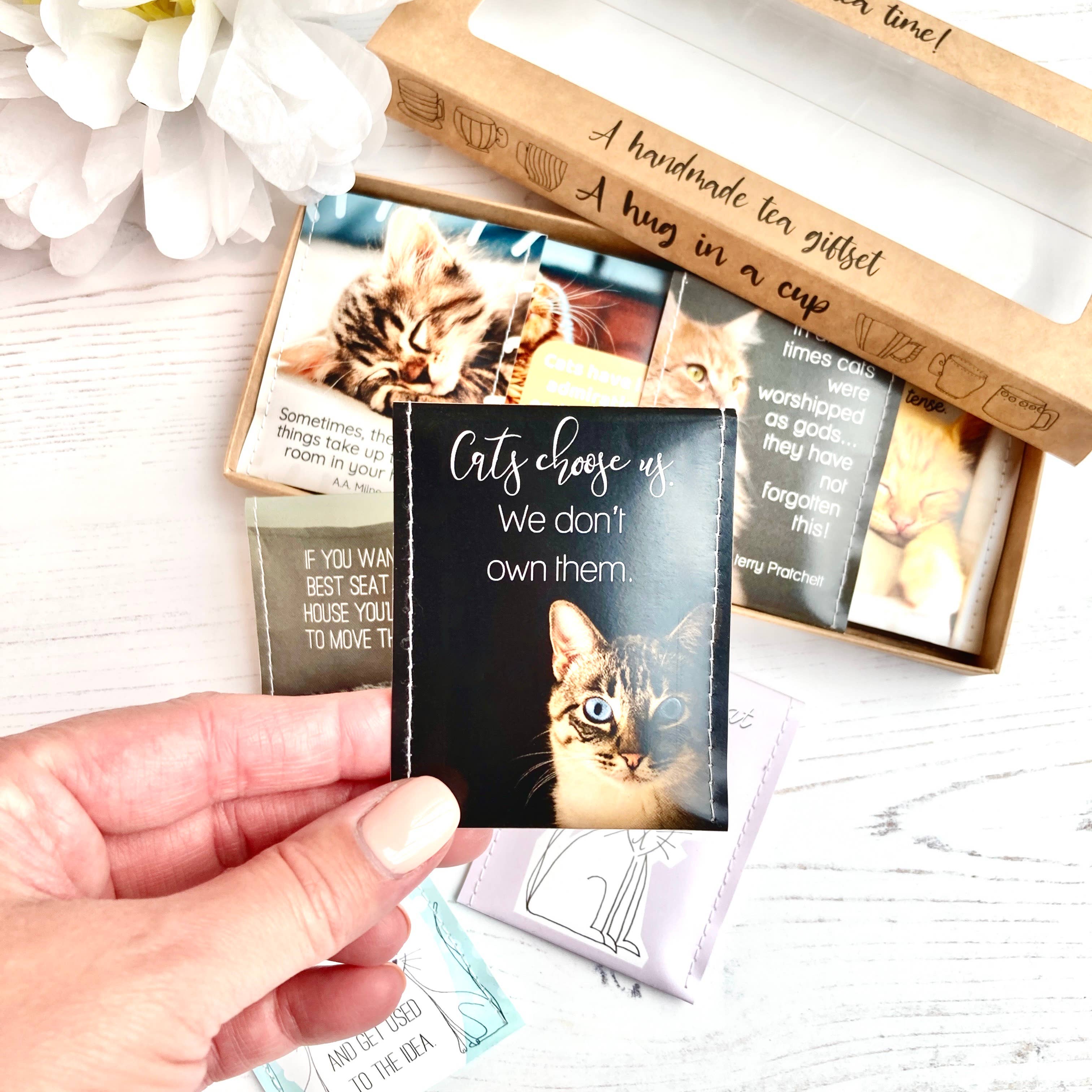 Victoria Mae Designs – wholesale Tea bags – Cat Lovers Tea Gift Set1