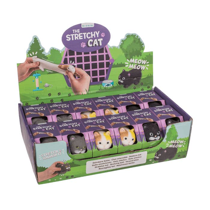 Out of the blue KG - Wholesale Squishy Toy - Kids & Baby - Stretch Cat, 9 cm, 3 ass.,2