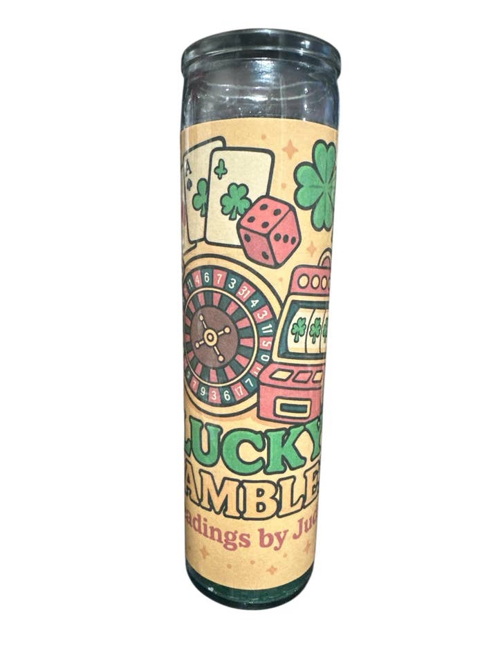 Lucky Gambler Fixed Candle for wholesale by Readings by Judie Team