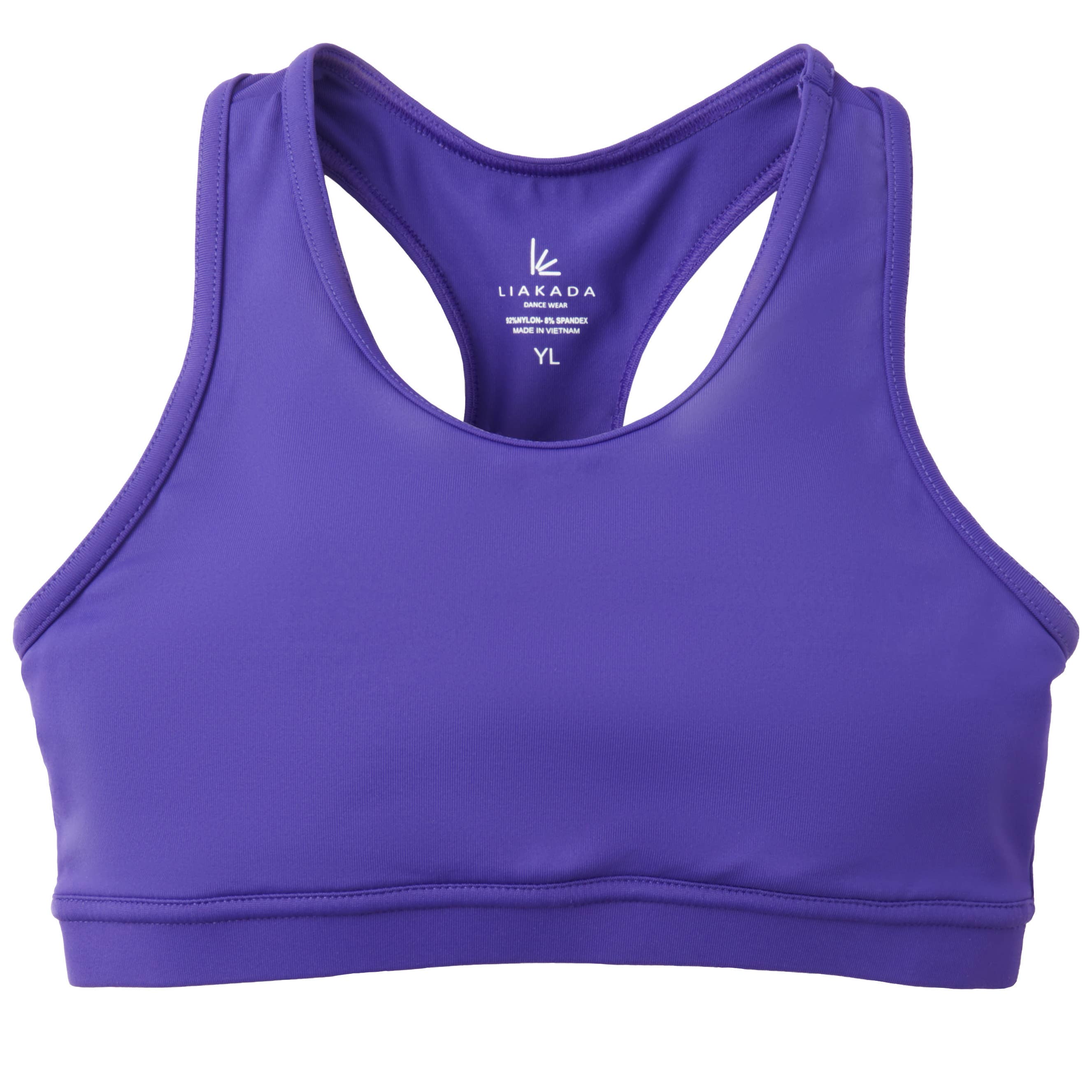 Liakada Dancewear – Parte de cima de desporto - Criança por atacado – Top Sutiã Racerback para Menina2