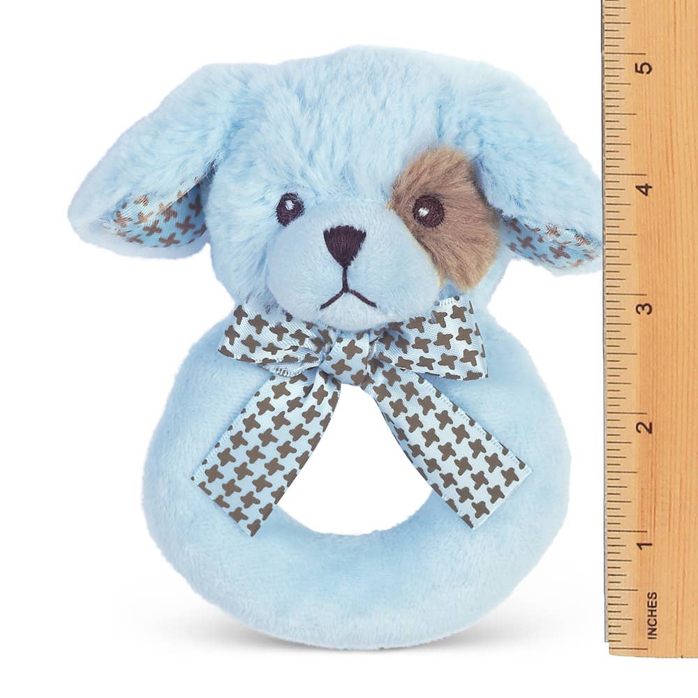 Bearington Collection - Wholesale Handheld Rattle - Baby - Lil' Waggles Puppy Dog Ring Rattle2