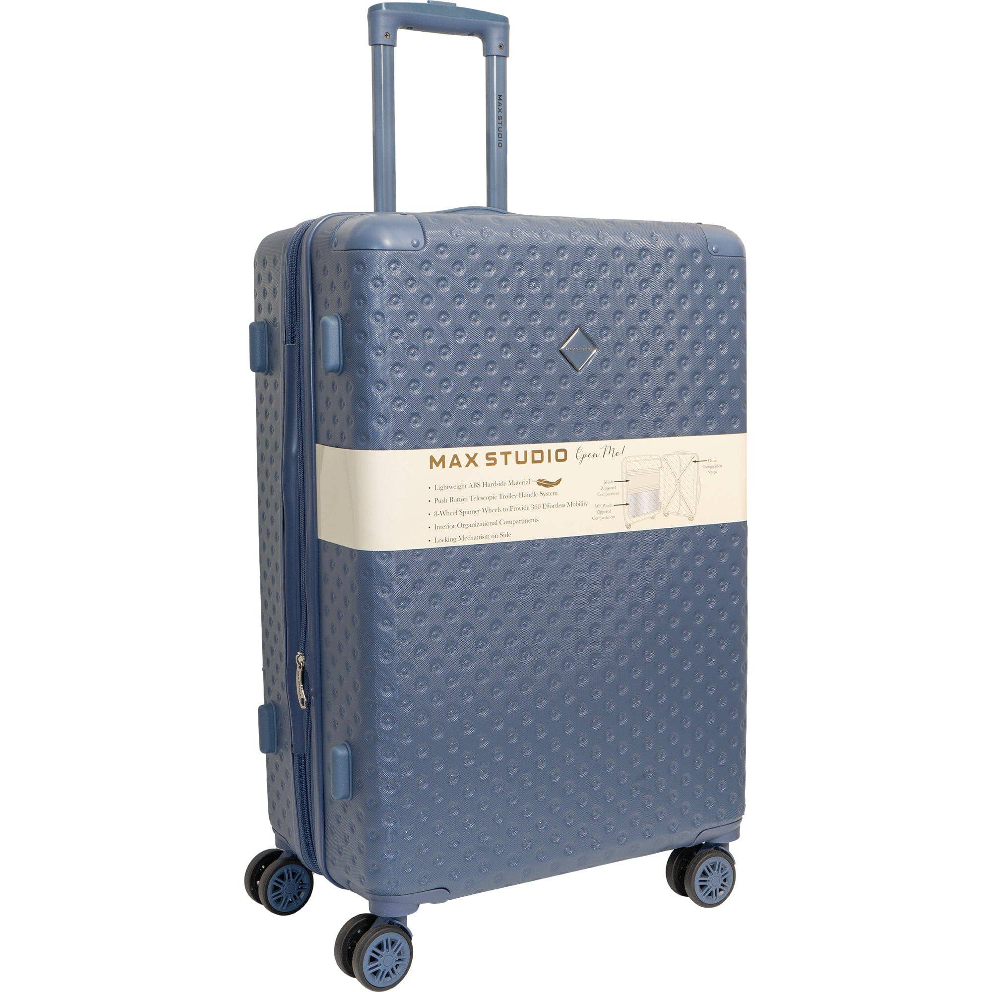 Magid - Wholesale Luggage - Max Studio Tonal Tufted ABS 2-Piece Hard-Sided Luggage Set14