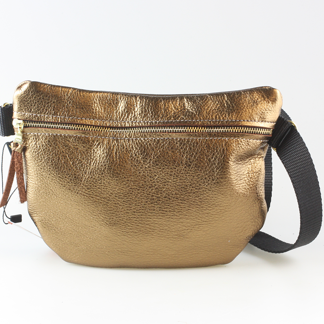 Zina Kao Exclusives - Wholesale Belt Bag - Women's - The Metallic Ruston Hipbag/Crossbody/Sling1