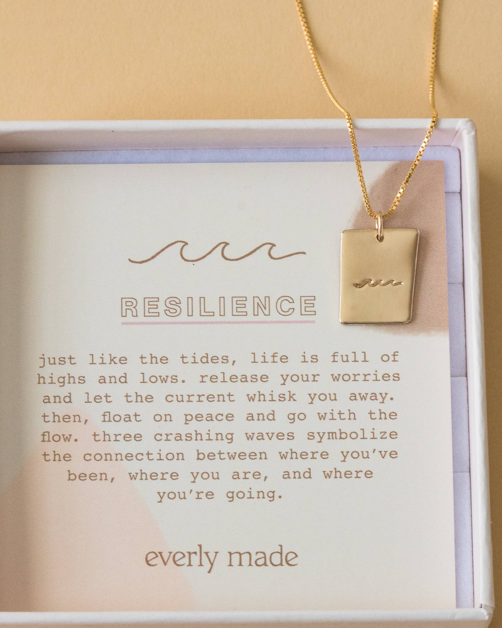 Everly Made - Wholesale Pendant/Charm Necklace - waves necklace5