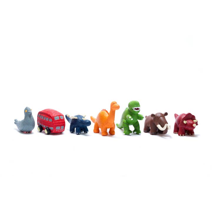 Best Years Ltd - Wholesale Bath Toy - Baby - Natural Rubber Green T Rex Dinosaur Toy, Bath Toy, Teether