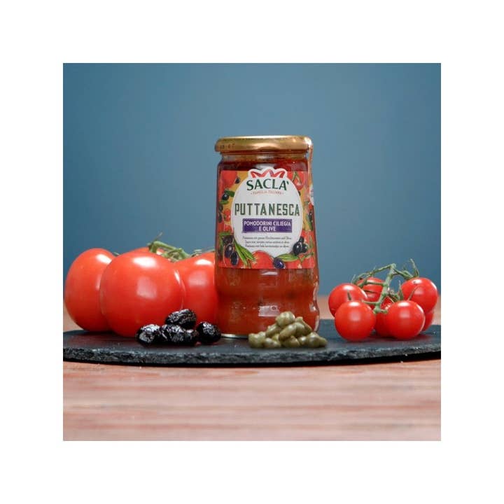 Sacla - Wholesale Pasta Sauce - Puttanesca 345 g1