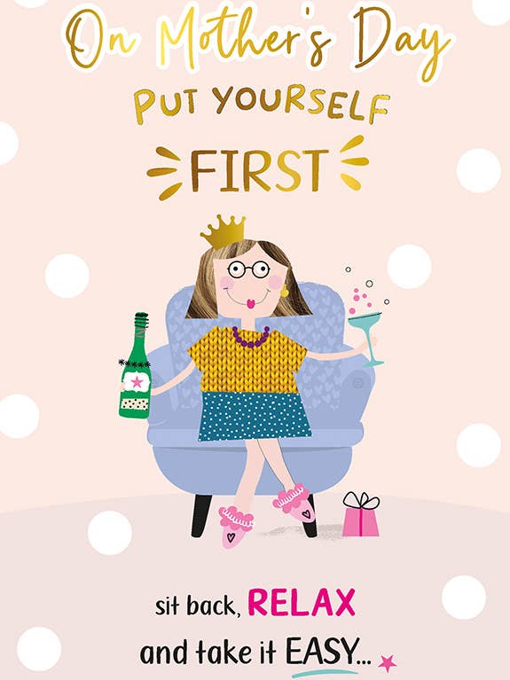 Tarjeta del Día de la Madre, Día de la Madre, Señora del sillón para venta al por mayor de Piccadilly Greetings