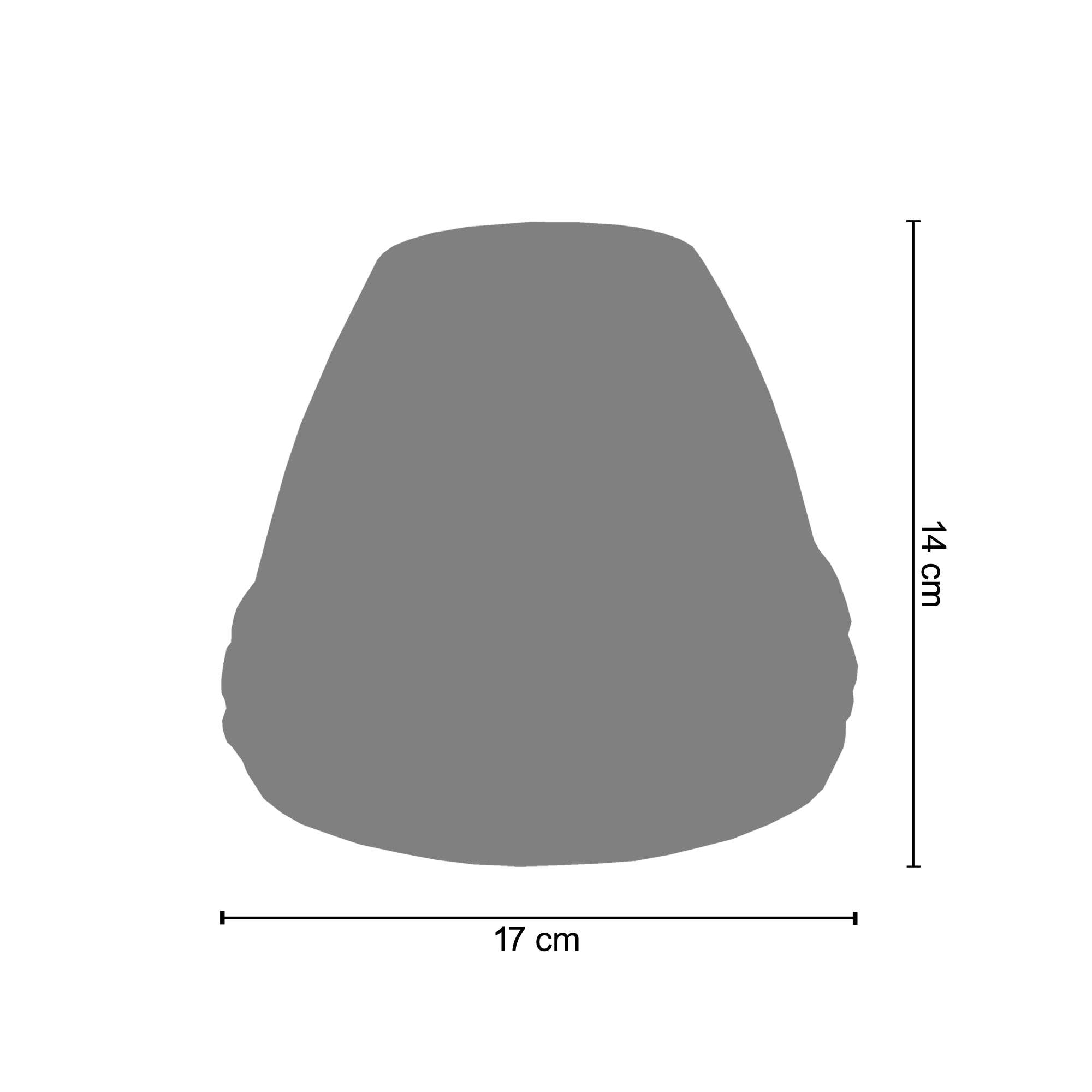 Tosel Shop – wholesale Lampshade – ROSAS - Grey Pottery Conical Lampshade1