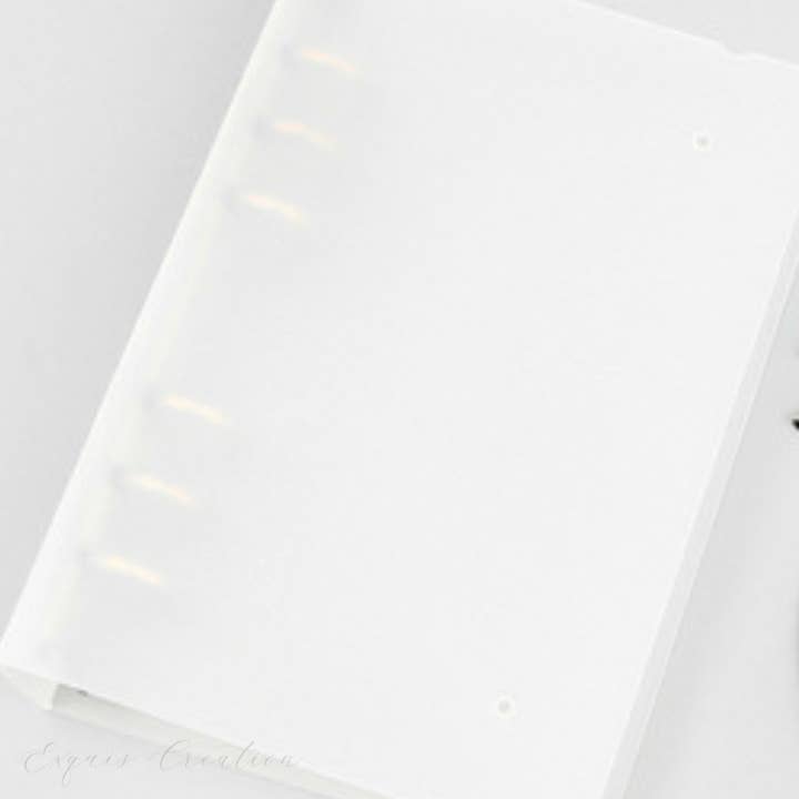 Frosted Plastic Binder | Hard Cover for wholesale by Exquis Creation