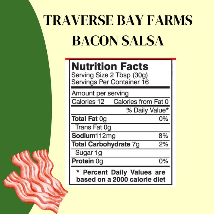 Traverse Bay Farms / Fruit Advantage - Wholesale Salsa - Bacon Salsa - Mild1