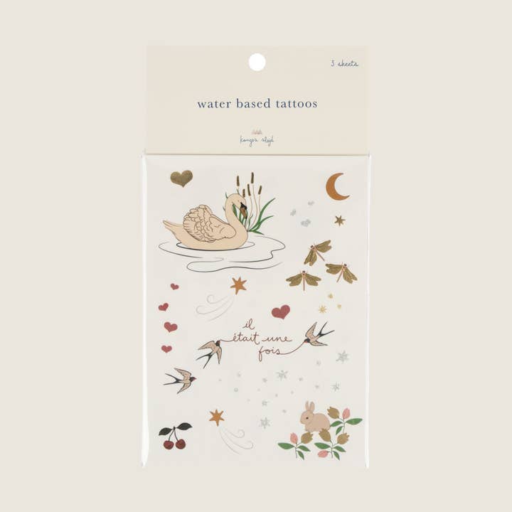 Tattoos "Swan" for wholesale by Bazaar Noir UG