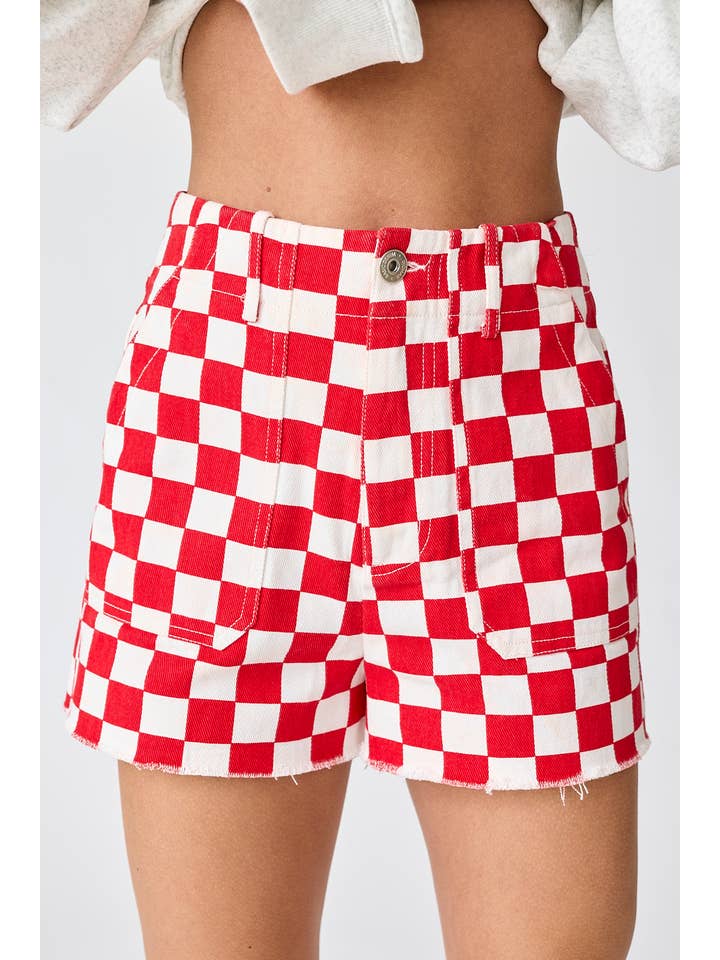 Papermoon - Wholesale Shorts - Women's - PP12128-1 - COLLEEN DENIM SHORTS7