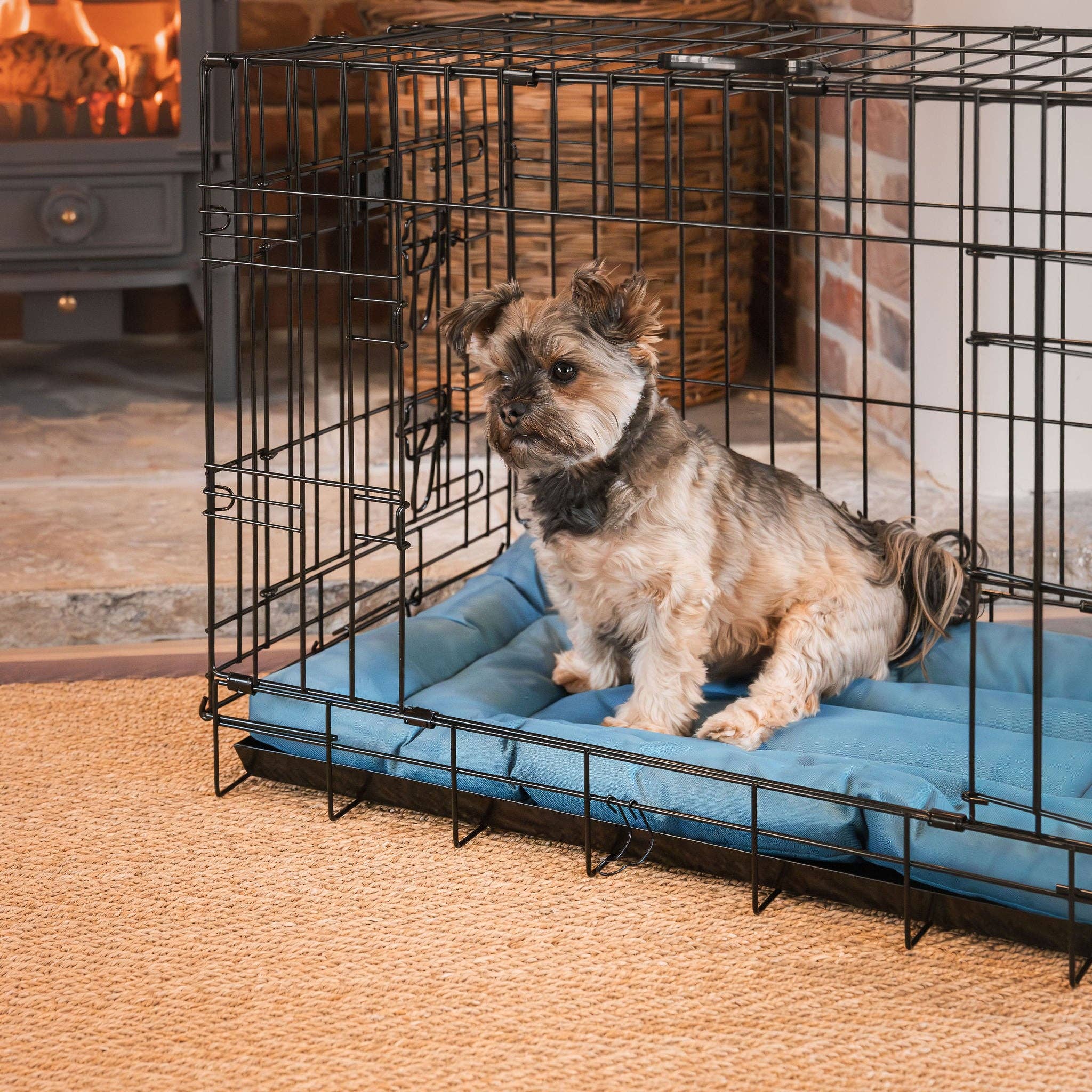 Dog Crate Mat in Ocean for wholesale on Faire3