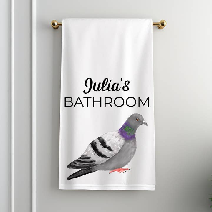 Asciugamano da bagno per piccioni per la vendita all'ingrosso da parte di MerikaArt