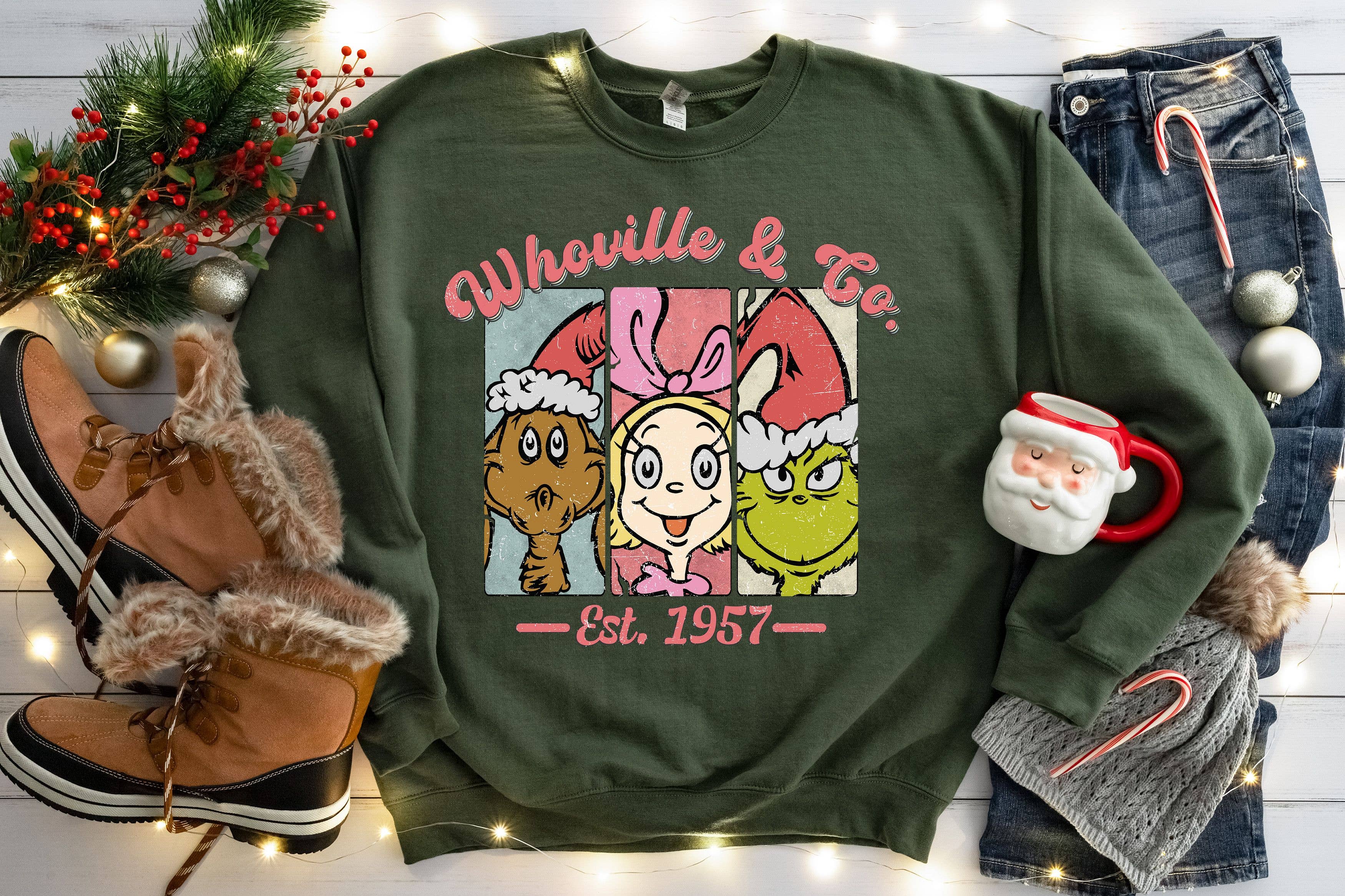 Military Green Whoville & Co Fleece for wholesale on Faire0