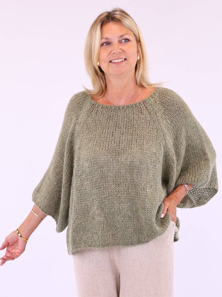 Cadenza Italy Ltd - Wholesale Knitted jumper – Women′s - Alpaca Blend Swing Jumper13