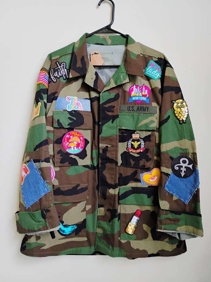 Men's large short/ladies XL fitted look camo for wholesale by Swanky Lady Couture