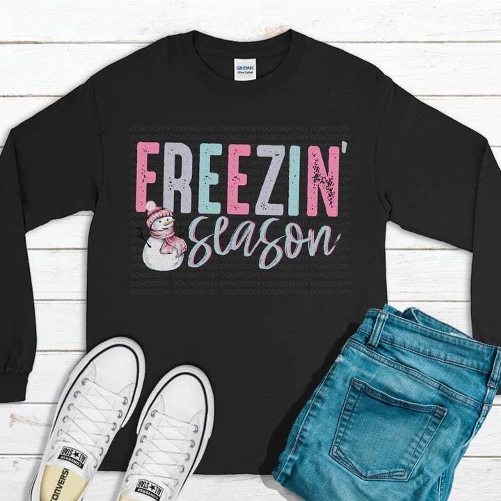 Freezin Season for wholesale by Custom Gifts and Tees