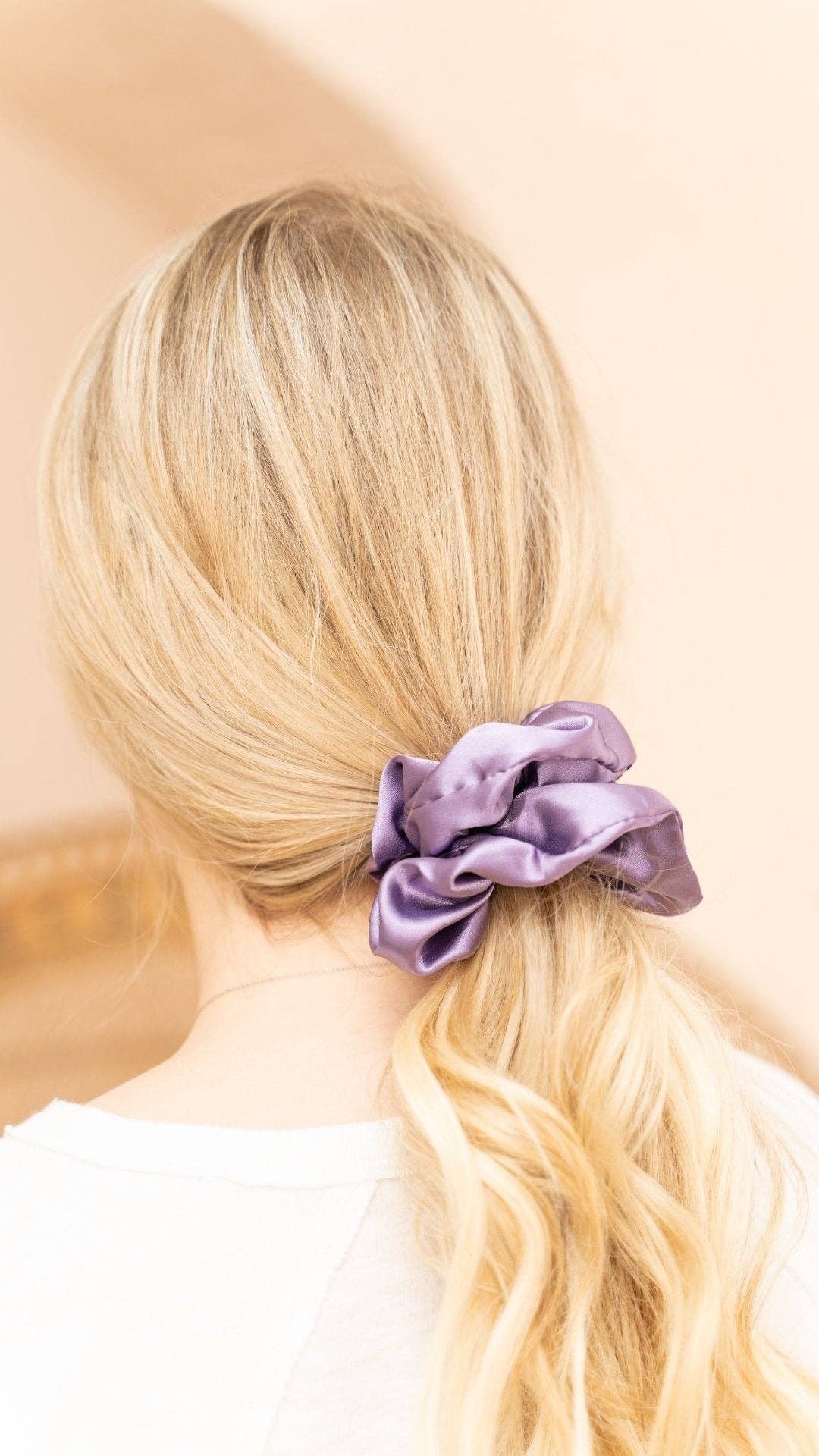 Beyond Scrunchies - Wholesale Scrunchie - Women's - IRIS - Mulberry Silk Scrunchie3